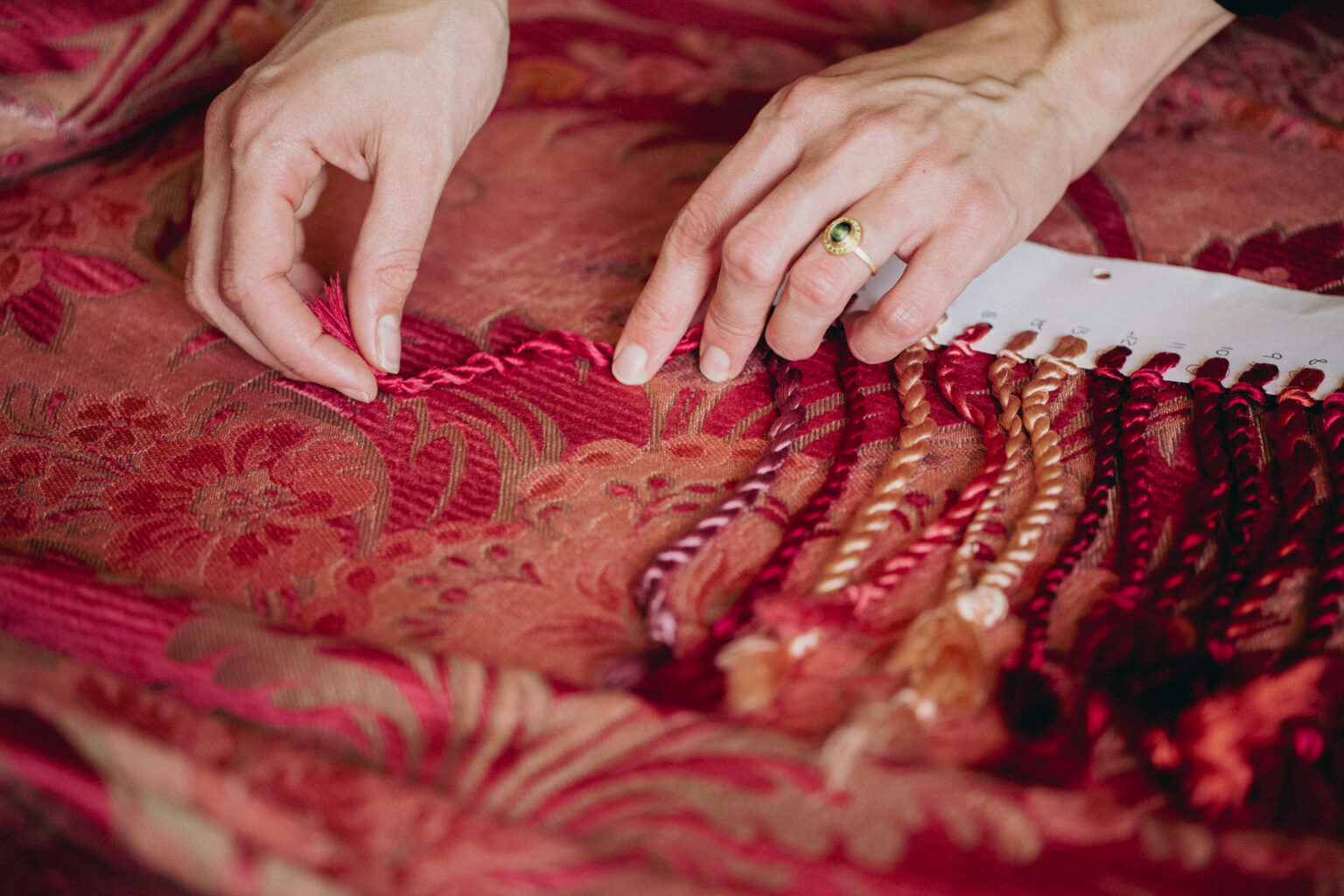 Historic fabric samples and textile archive